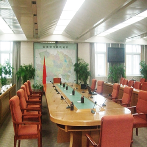 青海省人民当局常务会议室美国PEAVEY媒体矩阵会议系统